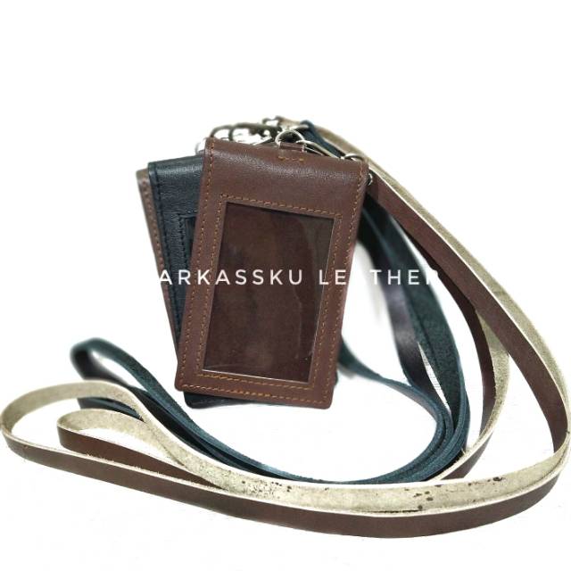 

NAME TAG KULIT ID CARD HOLDER KULIT ASLI SAPI FULL UL GANTUNGAN ID CARD BEST SELLER ML02