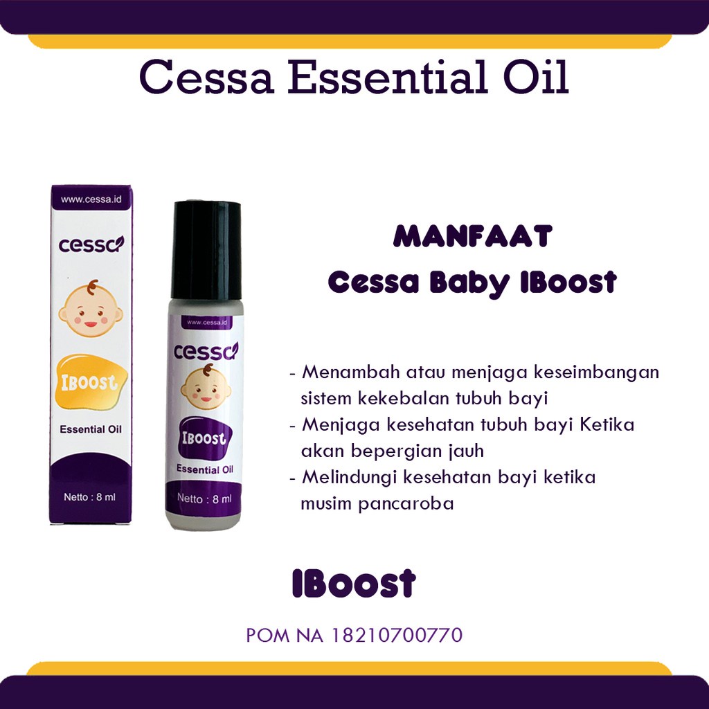 Cessa Baby Immune Booster Ungu (0-3th) 8ml - Meningkatkan Daya Tahan Tubuh Bayi Imun Boster