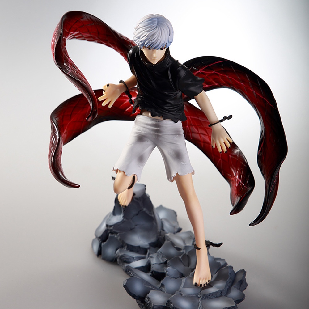 MXBEAUTY Decoration Ken Kaneki Figure Gift Awakened Ken Kaneki Tokyo Ghoul Anime Model Toy Good PVC 1/8 Scale 2 Heads Collectibles Action Figure