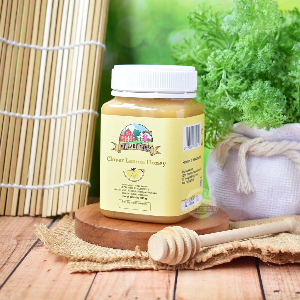 Hillary Farm - Clover Honey with Lemon 500 Gr