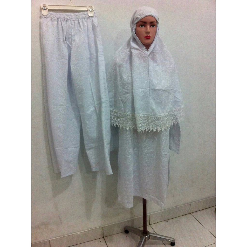 NEW setelan baju ihrom wanita lengkap perlengkapan haji umroh UNGGULAN