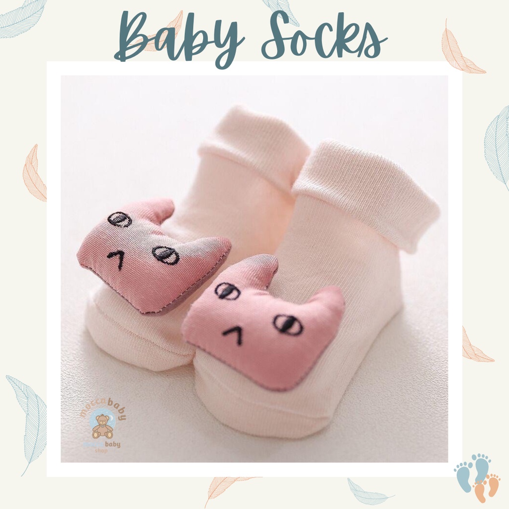 MBBS Kaos Kaki Anak Bayi Balita Lucu 3D Timbul / Baby Cute Socks / WOODLAND 02