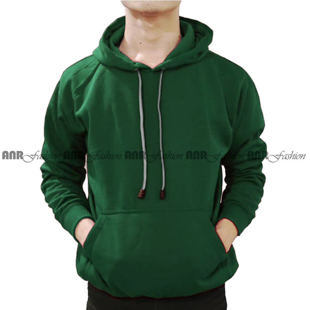 Hoodie Polos Pria - Jaket Hoodie Jumper Polos - Bahan Fleece