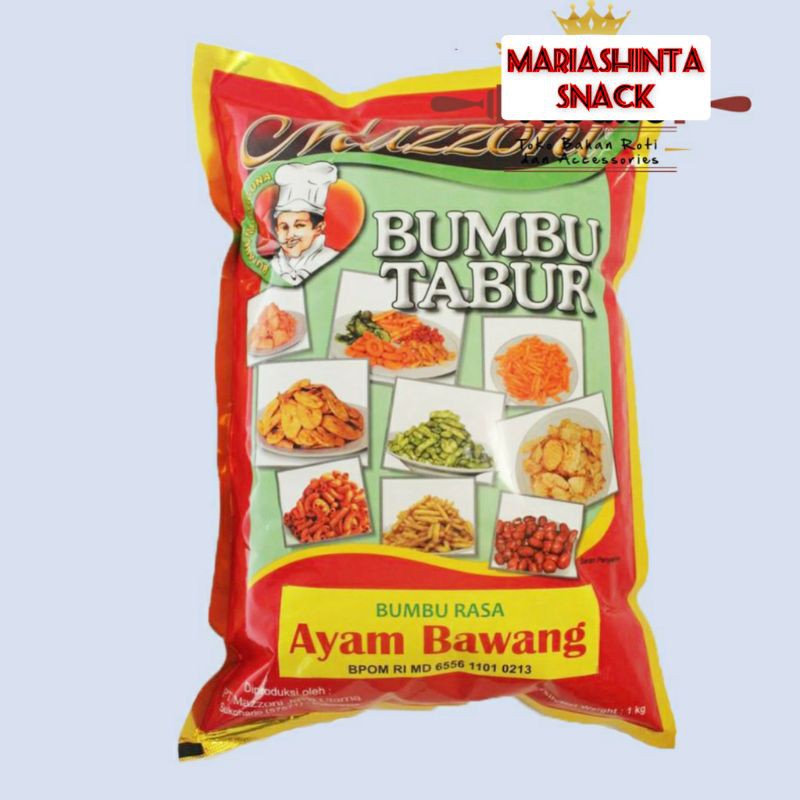 

1kg Mazzoni Ayam Bawang Bumbu Tabur Rasa Ayam Bawang 1 kg