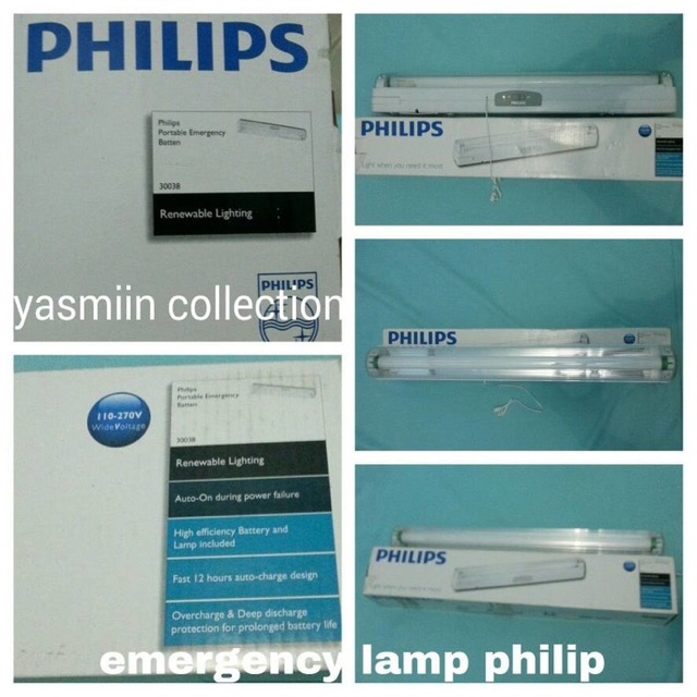 TERMURAH Lampu Emergency Philips TWS 101 / Emergency Lamp