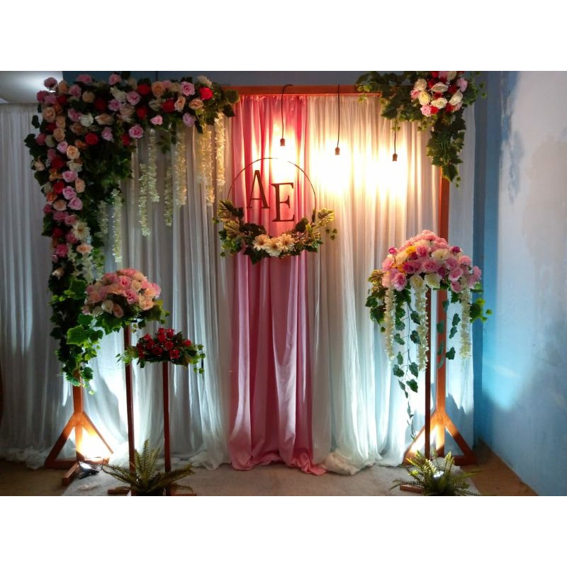 Background tunangan / syukuran + jasa pasang Kota Bandung Murah