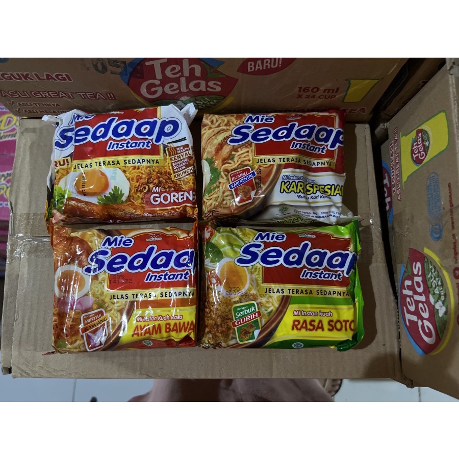 

mie sedaap all variant kuah/goreng