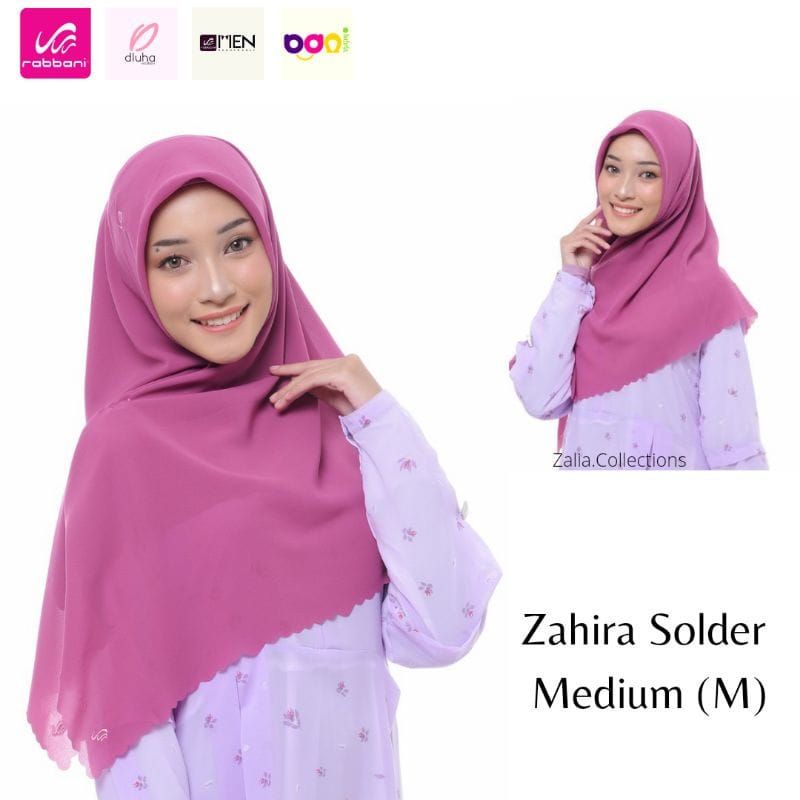 Kerudung Rabbani segi4 Zahira solder M