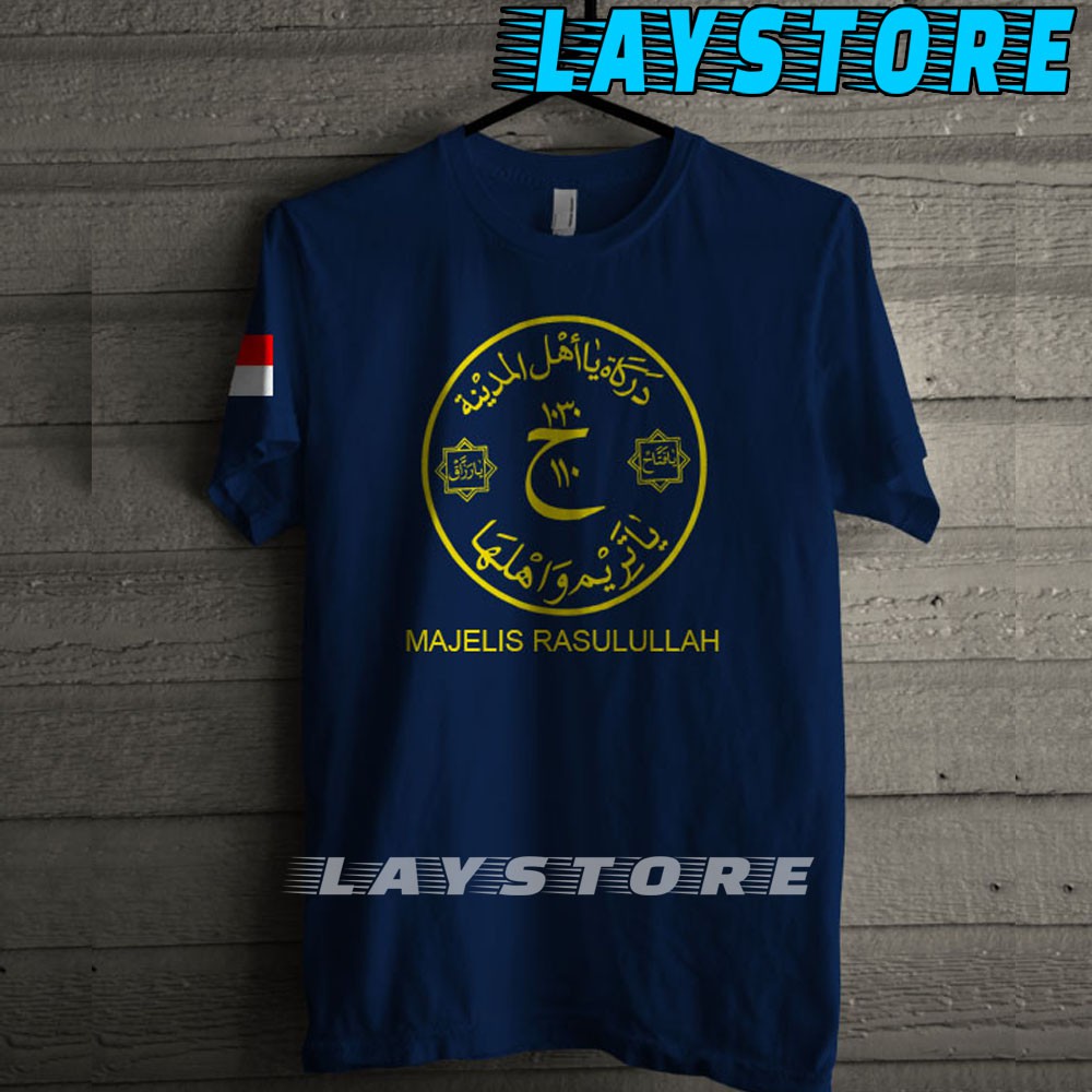 Kaos Majelis Rasulullah Darkah Warna Navy