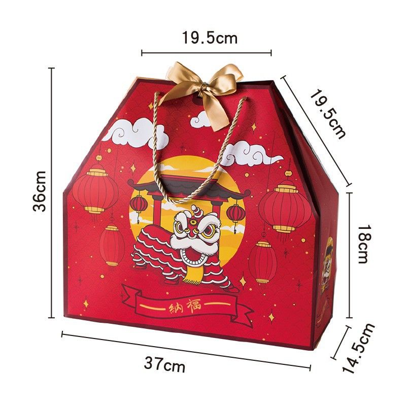 TAS HAMPER IMLEK MEWAH PARCEL BAG HOKI BESAR CNY CNYPB-04