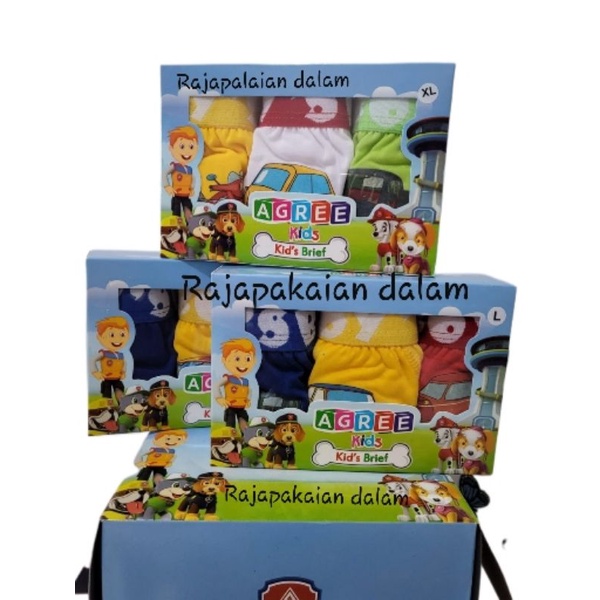 Celana dalam Anak laki laki Agree kisd AG206 Harga 3 PCS