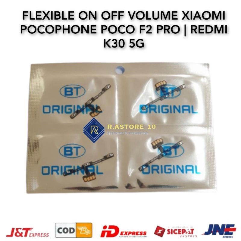 Flexible Flexibel On Off Volume Xiaomi Pocophone Poco F2 Pro | Redmi K30 5G Fleksibel Tombol Power On Of Vol Original
