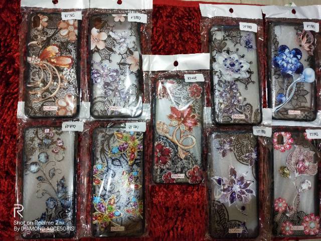 VIVO V11 V11i PRO SOFTCASE BATIK HENA flower bunga cantik PREMIUM