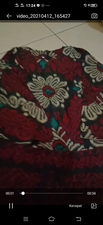 Samhadi Batik Sb026 Kenongo Kemeja Tosca Pende Pekalongan Padi M L Xl Sogan Tulis Halus Kemeja Batik