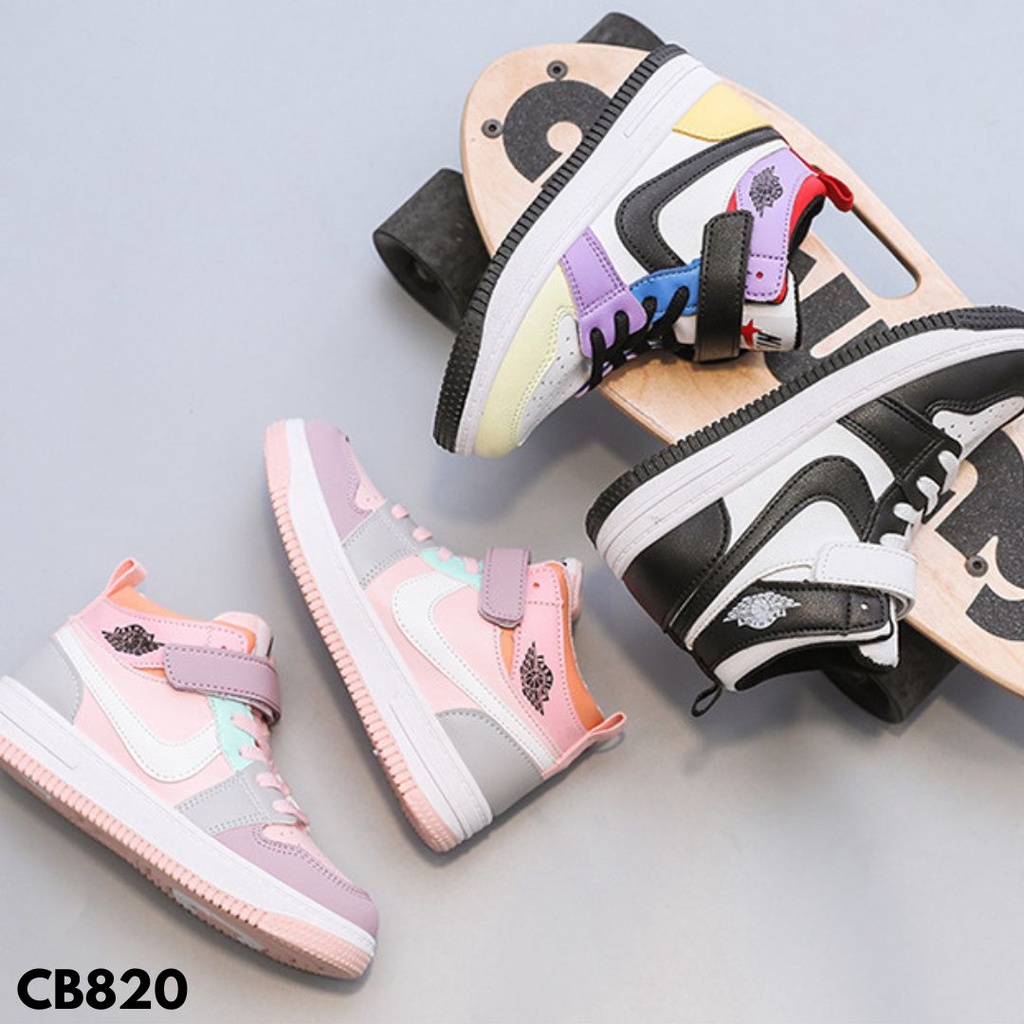 SEPATU SNEAKERS ANAK ANAK HIGHCUT ALA ER JODAN KECE POLL BAHAN PU IMPORT CB820
