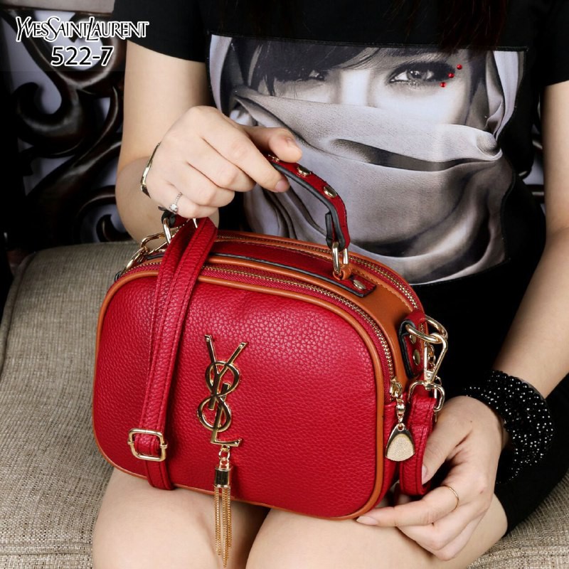 New arrival tas wanita branded impor Batam merek Yves Saint laurent kode 522 promo