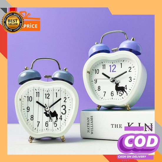 Jam Weker Alarm 8121 Murah - Warna Bening Transparan - Harga Murah Meriah... Surprice Jam Beker Krin
