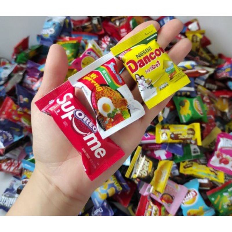 Tempelan Kulkas - Tempelan Magnet Kulkas Jajanan - Tempelan Kulkas Makanan