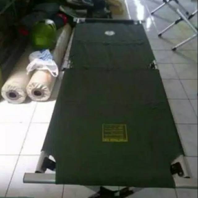 Keranjang lipat tni. Velbed almunium