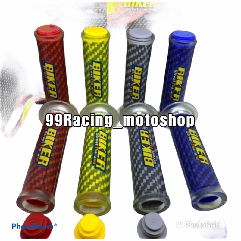 handgrip carbon  BIKERS atau sarung tangan motor carbon UNIVERSAL ALL MOTOR