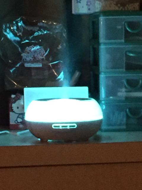 H01 - Essential Oil Aromatherapy Diffuser Ultrasonic Cool Mist Aroma Humidifier 7 Colors - 300 Ml