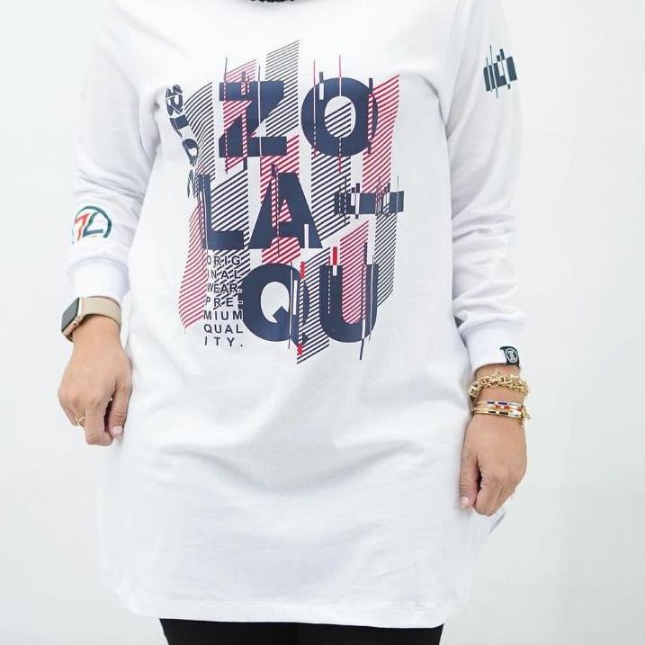 Hot Sell.. Kaos Wanita Lengan panjang/ Kaos Zolaqu Original Terbaru 2021
