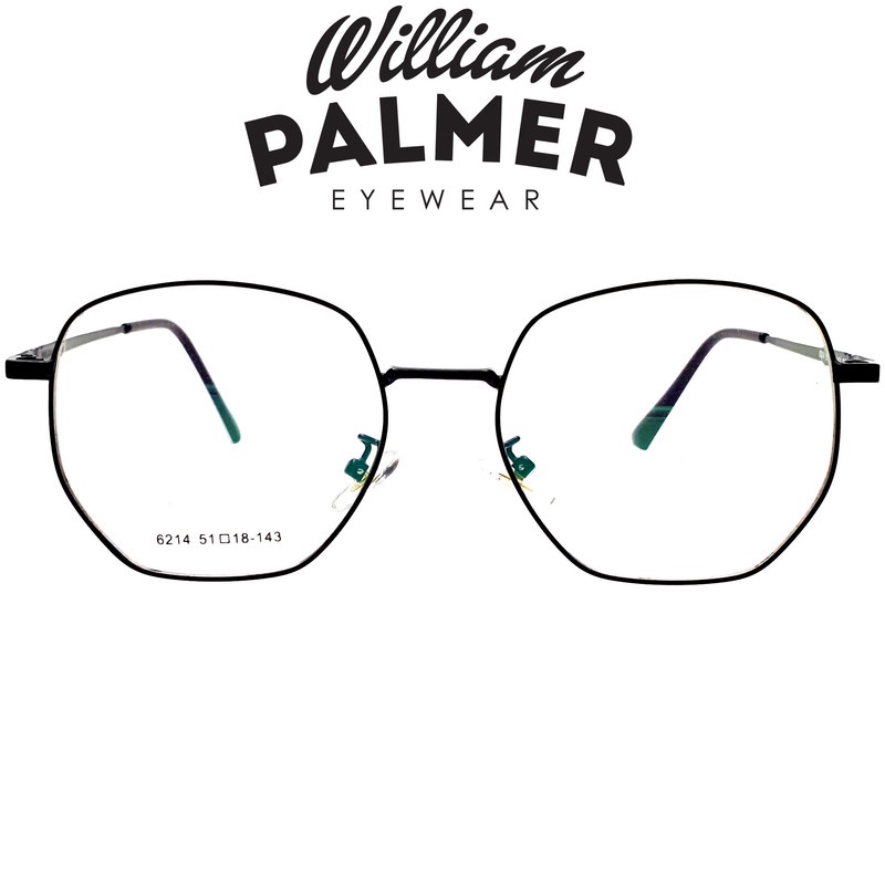 William Palmer Kacamata Pria Wanita Metal 6214 C5 Black
