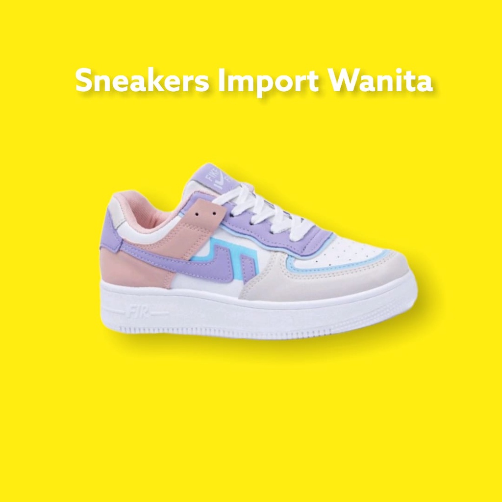 11.11 Promo Sepatu Sneakers Wanita Korea Import Terbaru