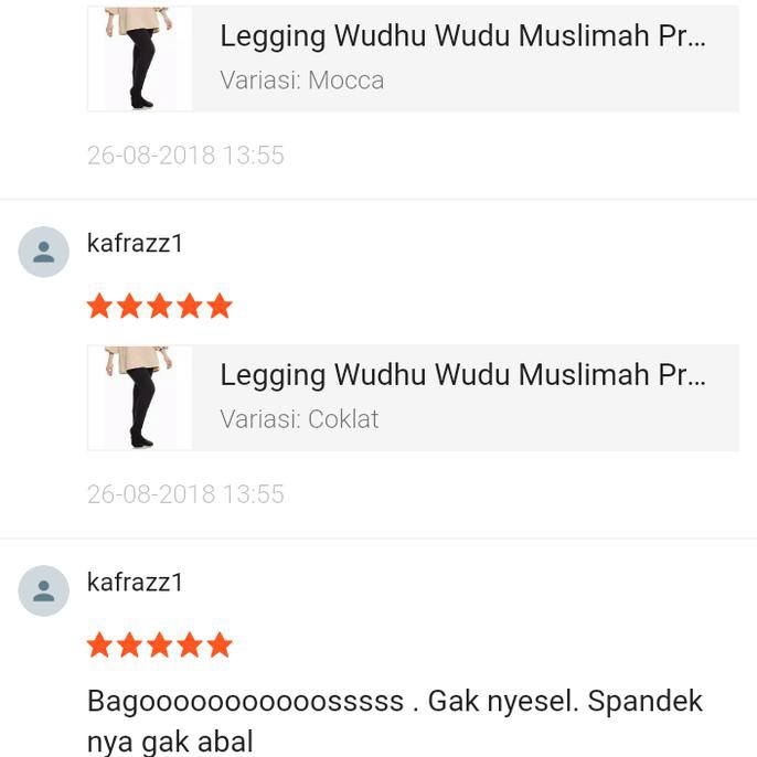 Gamis Gaul 2020 Legging Wudhu Muslimah Premium Inner Pants Dalaman Gamis Rok Ladangki Production