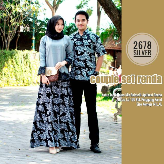 Couple rok n blouse arsyila klok lawasan