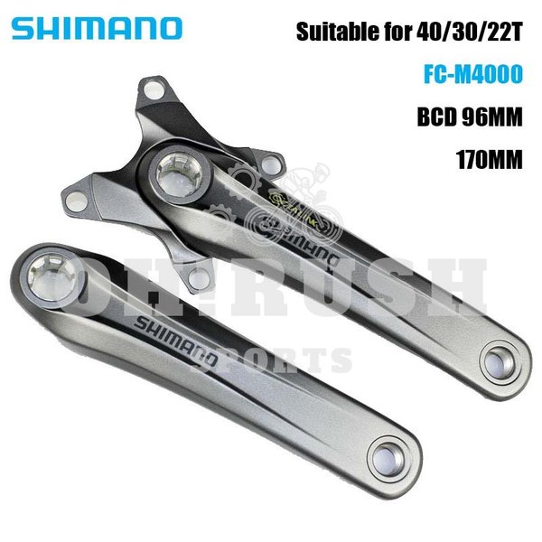 CRANK ARM Shimano Alivio Fc M4000 BB OCTALINK 96 bcd 96bcd no deore
