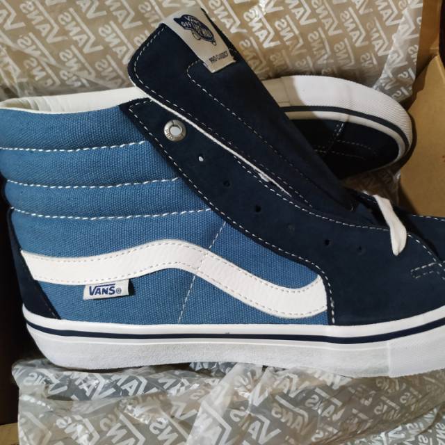 vans sk8 hi navy pro