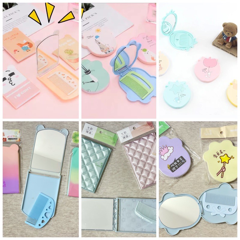 PGC CERMIN RIAS LIPAT + SISIR ⚫️-CERMIN LIPAT RANDOM