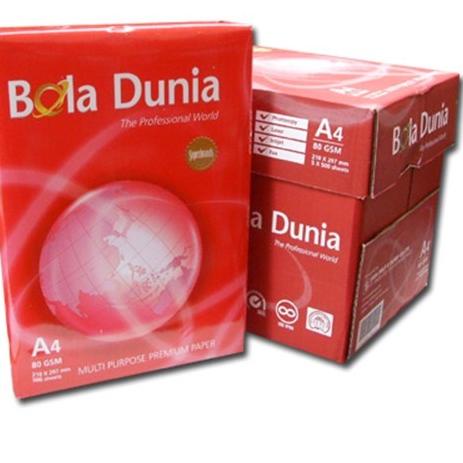 

♡ Bola Dunia Kertas HVS A4 80 gsm 210 x 297 mm ☛