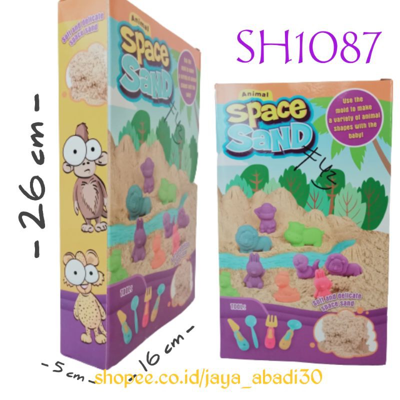 MAINAN ANAK PASIR KINETIK / PASIR AJAIB / PASIR MAGIC SAND / SPACE SAND ANIMAL SH1087