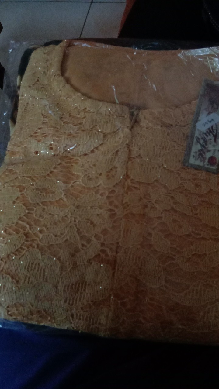 Zola_batik Batik Couple Gamis Brokat 2564 - Cinderella Cendrawasih #3