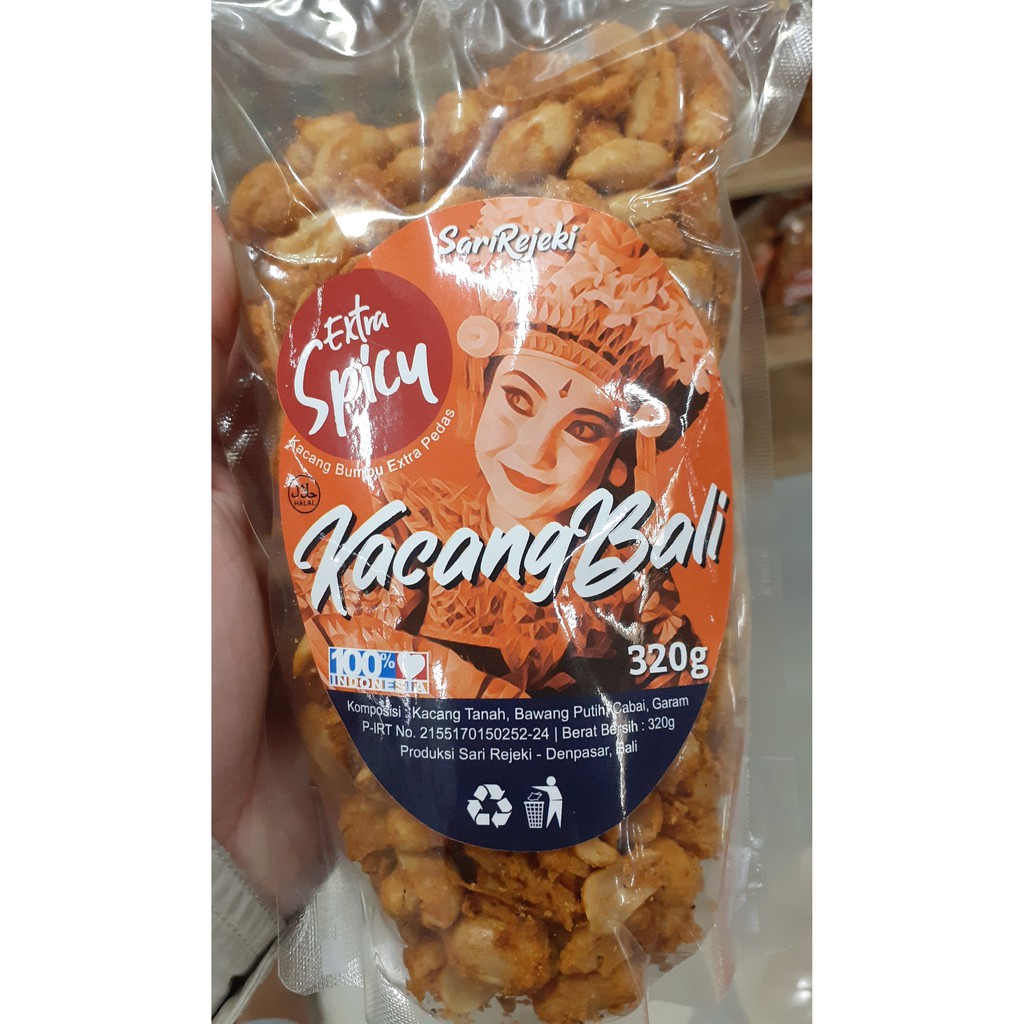 KACANG KAPRI BUMBU “SARI REJEKI” ASLI BALI 320GR