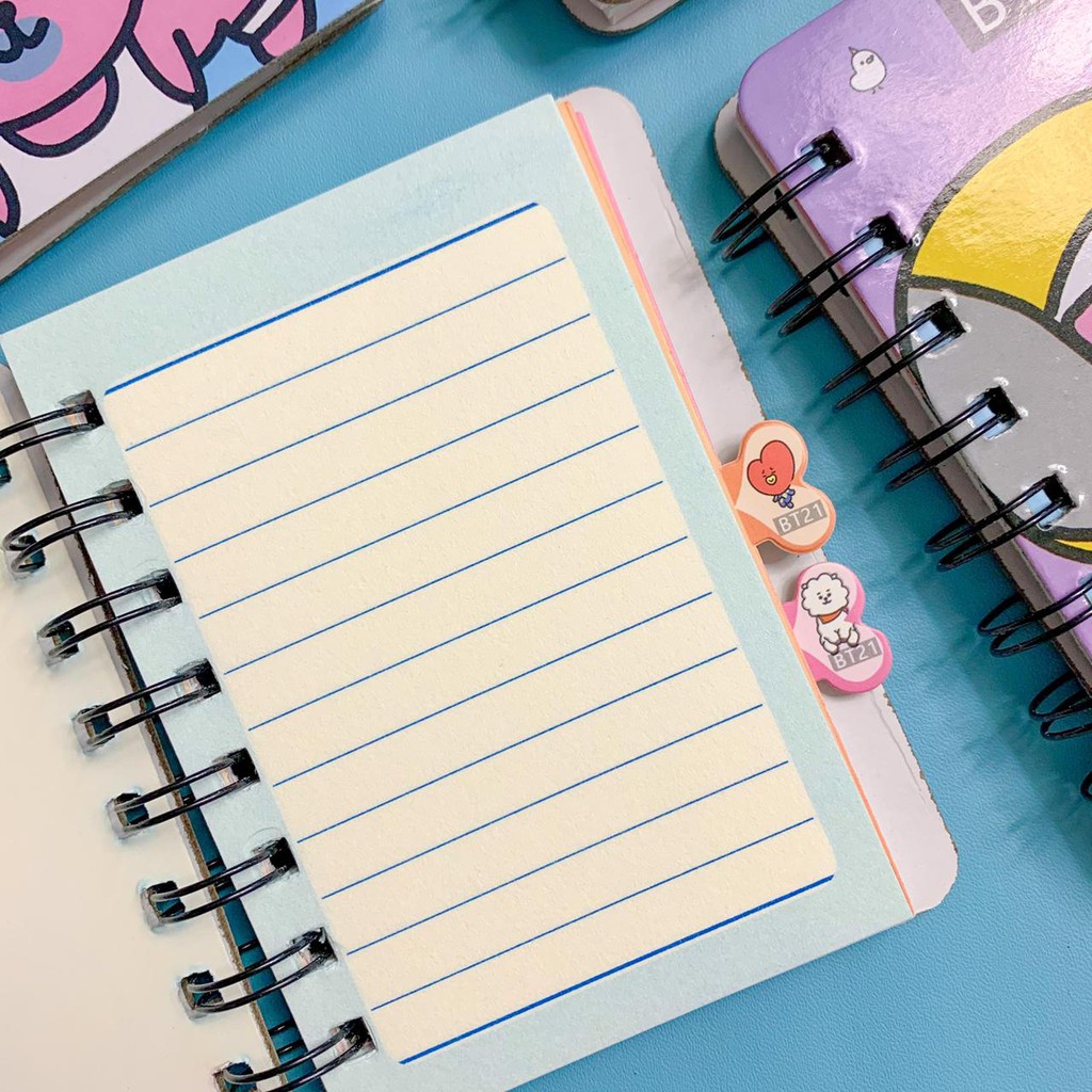 JG -  NOTEBOOK - BT21 - BUKU TULIS BTS - ANAK LUCU BANGTANBOYS IMPORT