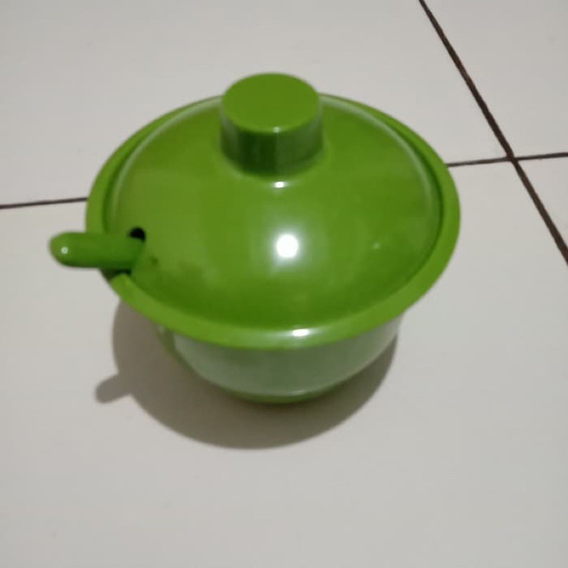 Mangkok Sambal set(mangkok+tutup+sendok)original melamin Unica 2043