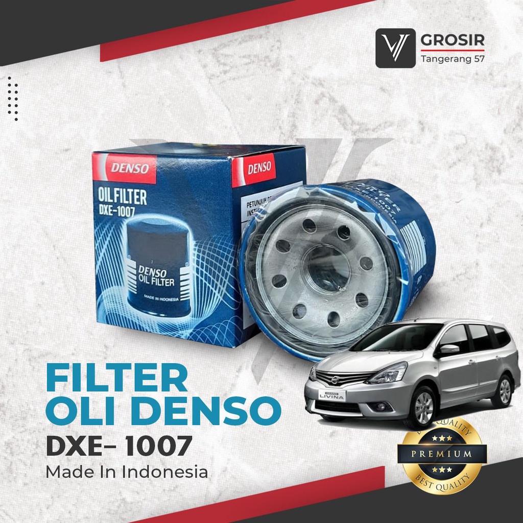 OIL FILTER LIVINA 2007-2018 DENSO DXE1007 FILTER OLI LIVINA