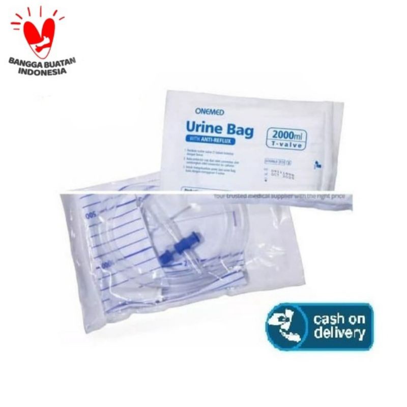 Urine bag onemed T-Valve SATUAN