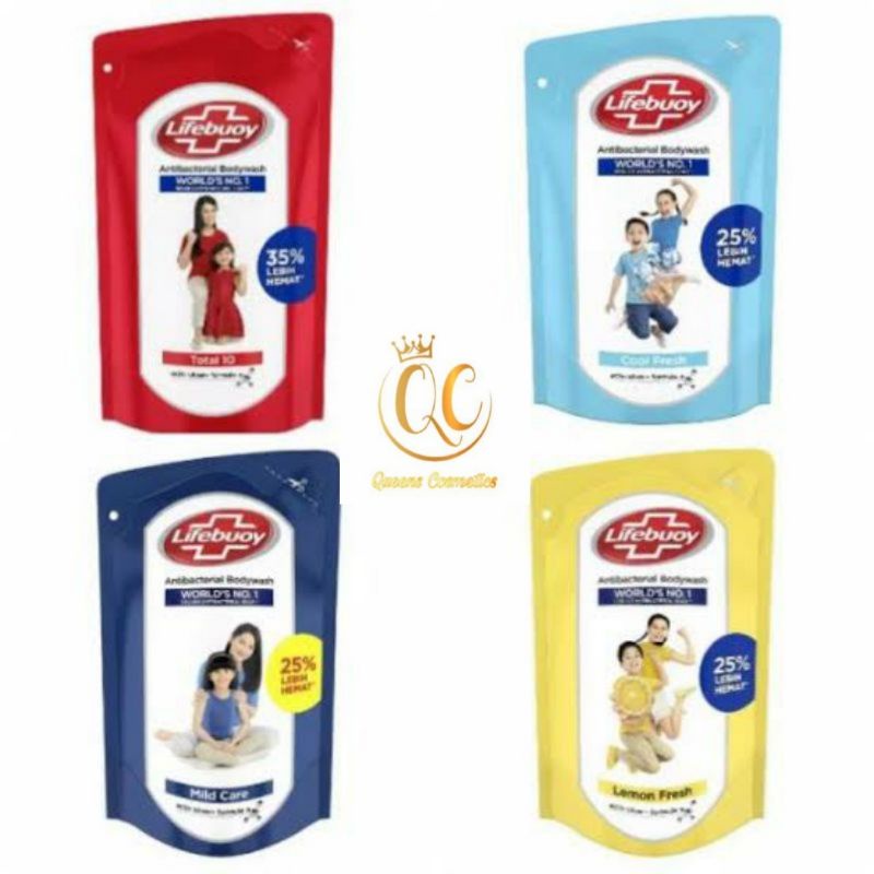 Lifebuoy Sabun Cair Mandi Body Wash Reffil 250 ml~Promoo Sabun Lifebouy Original 100%