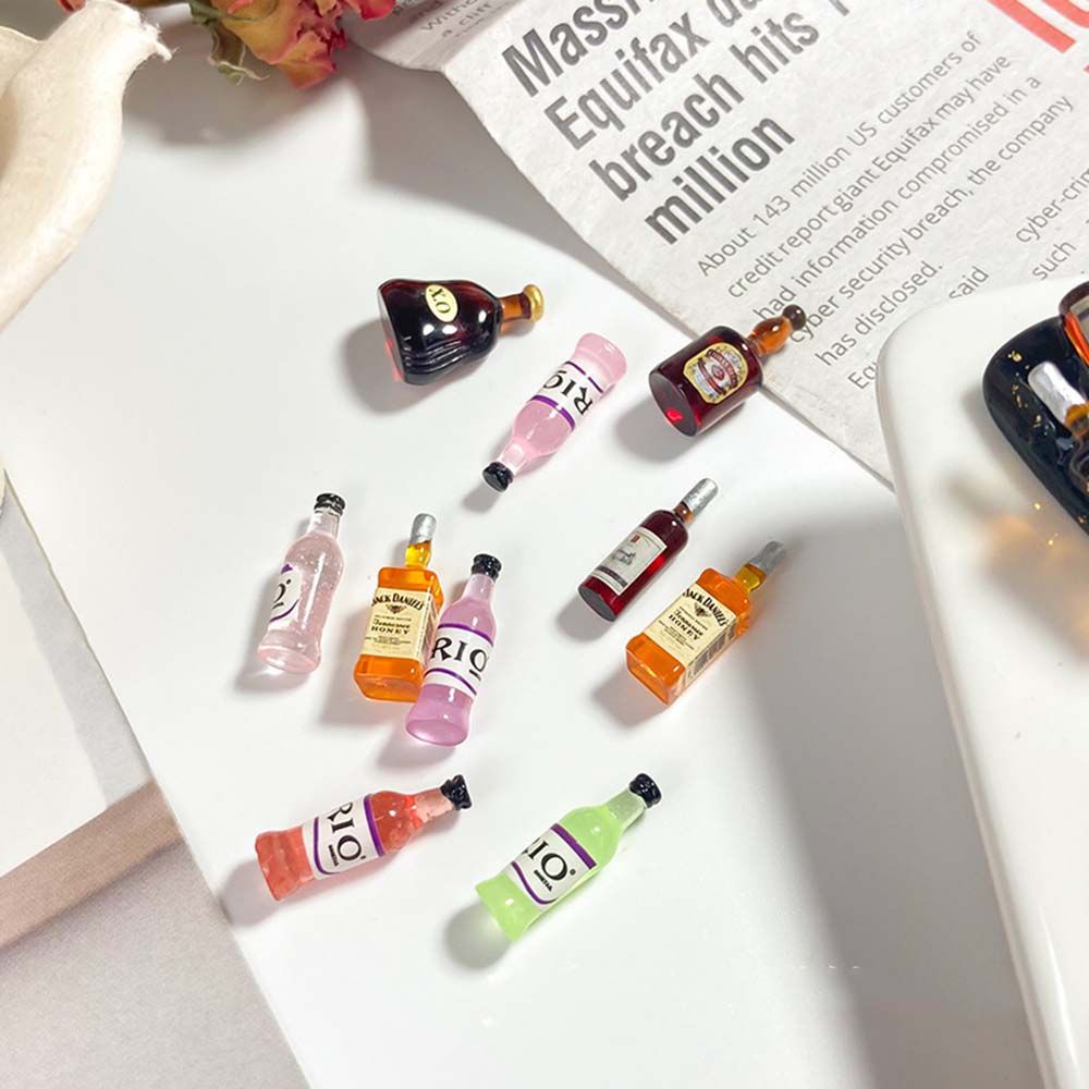 MXBEAUTY Mini Wine bottle Nail Decoration Retro Manicure Tool Nail Art Jewelry Luxurious Charm INS-style Japanese XO Wine Red Wine DIY Ornaments