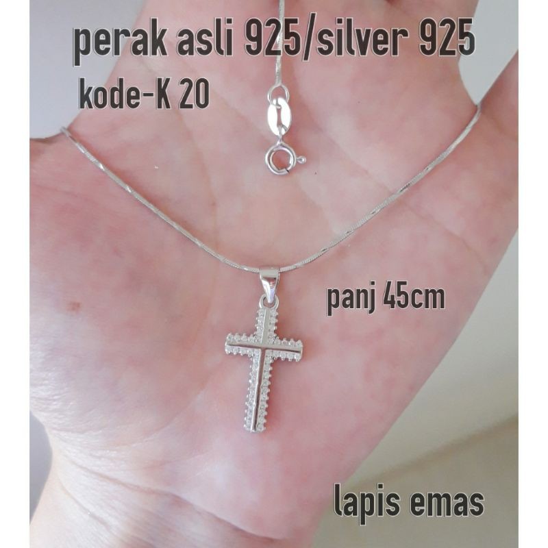 KALUNG SALIP MATA PERAK 925 ASLI/KALUNG WANITA/KALUNG PERAK/KALUNG SILVER 925/KALUNG MURAH/KALUNG