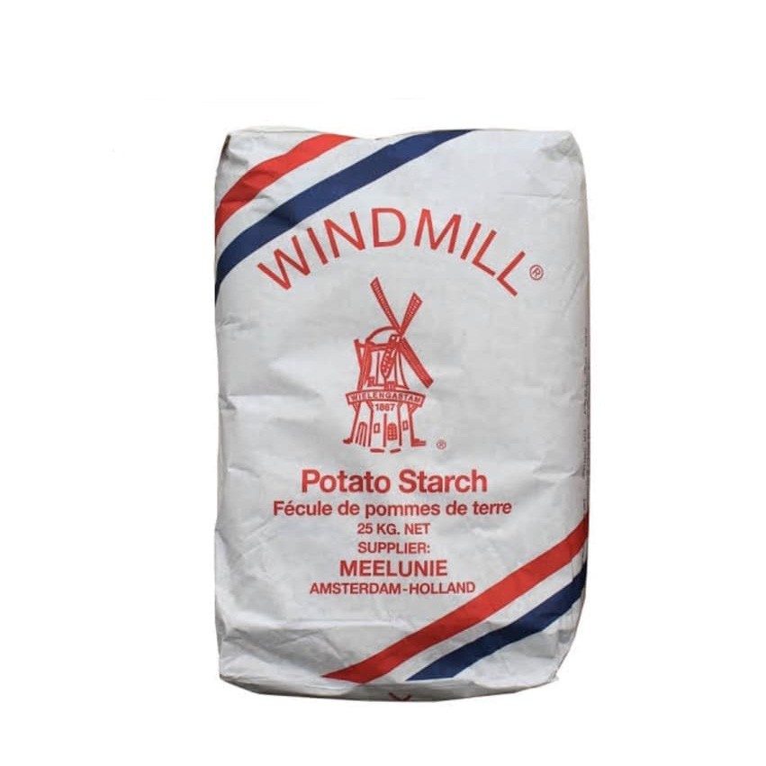 

Tepung Sang Fen / Potato Starch / Tepung Kentang Windmill 5 Kg Repack