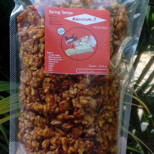 

↯ (TERMURAH) NON MSG Kering Tempe Kriuuk..!! Pedas Manis り