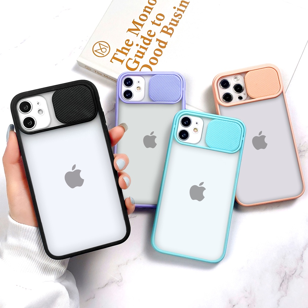 Case Slide Softcase Macaron Polos IPHONE 11 PRO PROMAX 12 PROMAX 13 PRO 6 7 8 PLUS X XS MAX