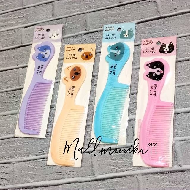 SISIR MINI KARAKTER - SISIR RAMBUT MOTIF - SISIR PRAKTIS FANCY