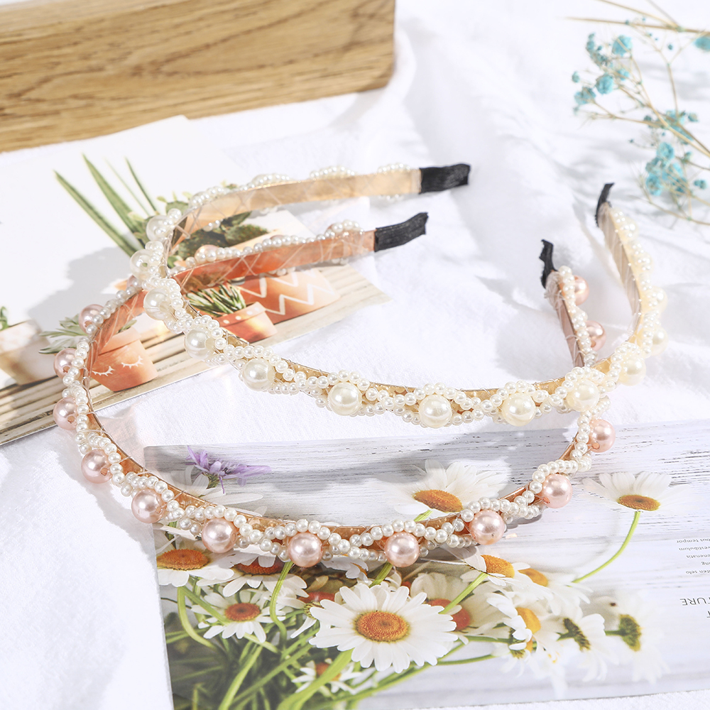 Korean Pearl Headband Women Fashion Temperament Hairband Wild Outing Girl Hair Accessories