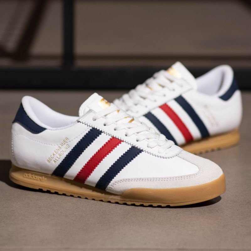 Adidas Beckenbauer &quot;White Collegiate Navy Red Sol Gum&quot;